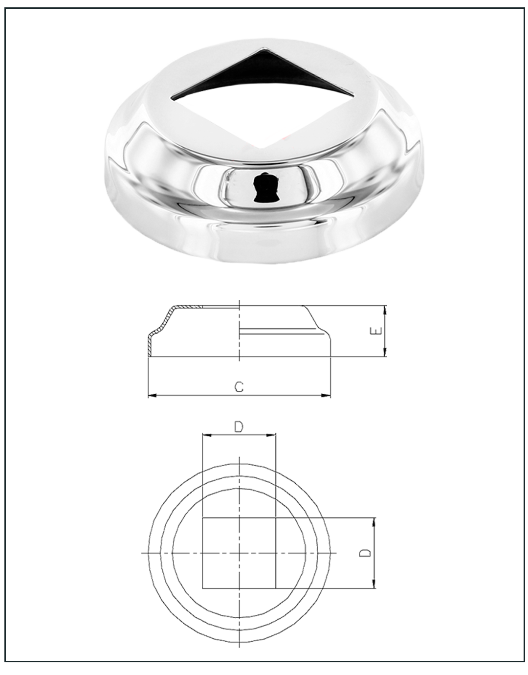 Декоративный колпак BPR-2