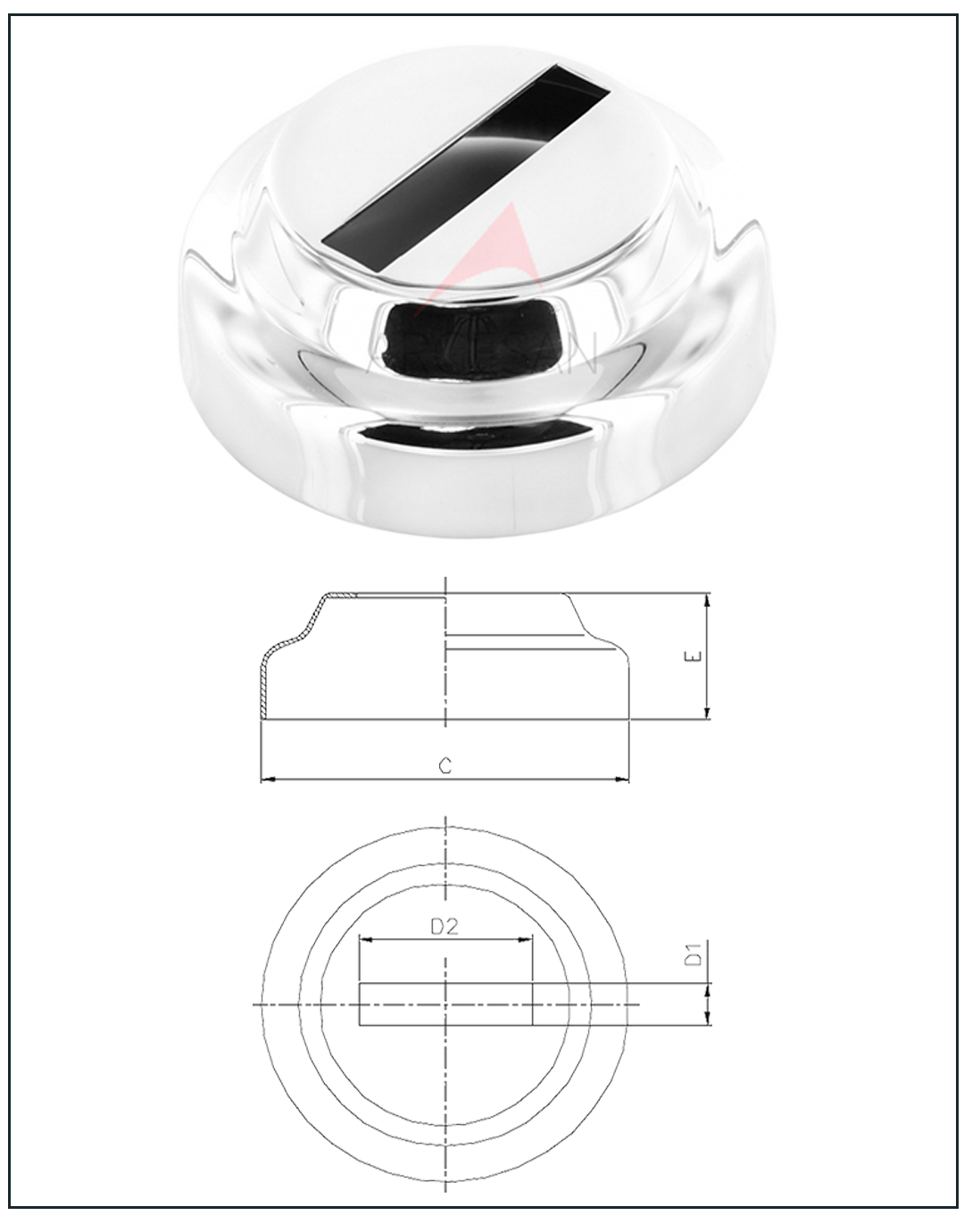 Декоративный колпак PR-3