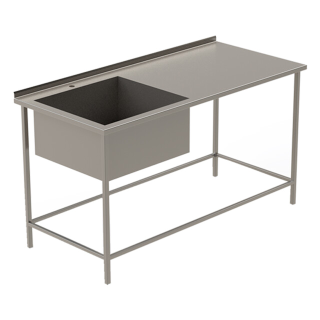 Stainless steel sink with working space 2000*600*850